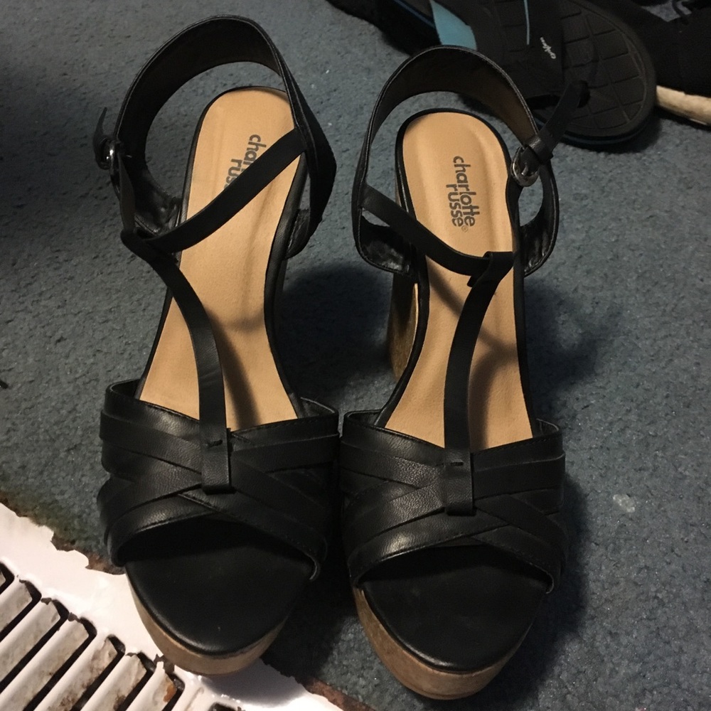 Black heels